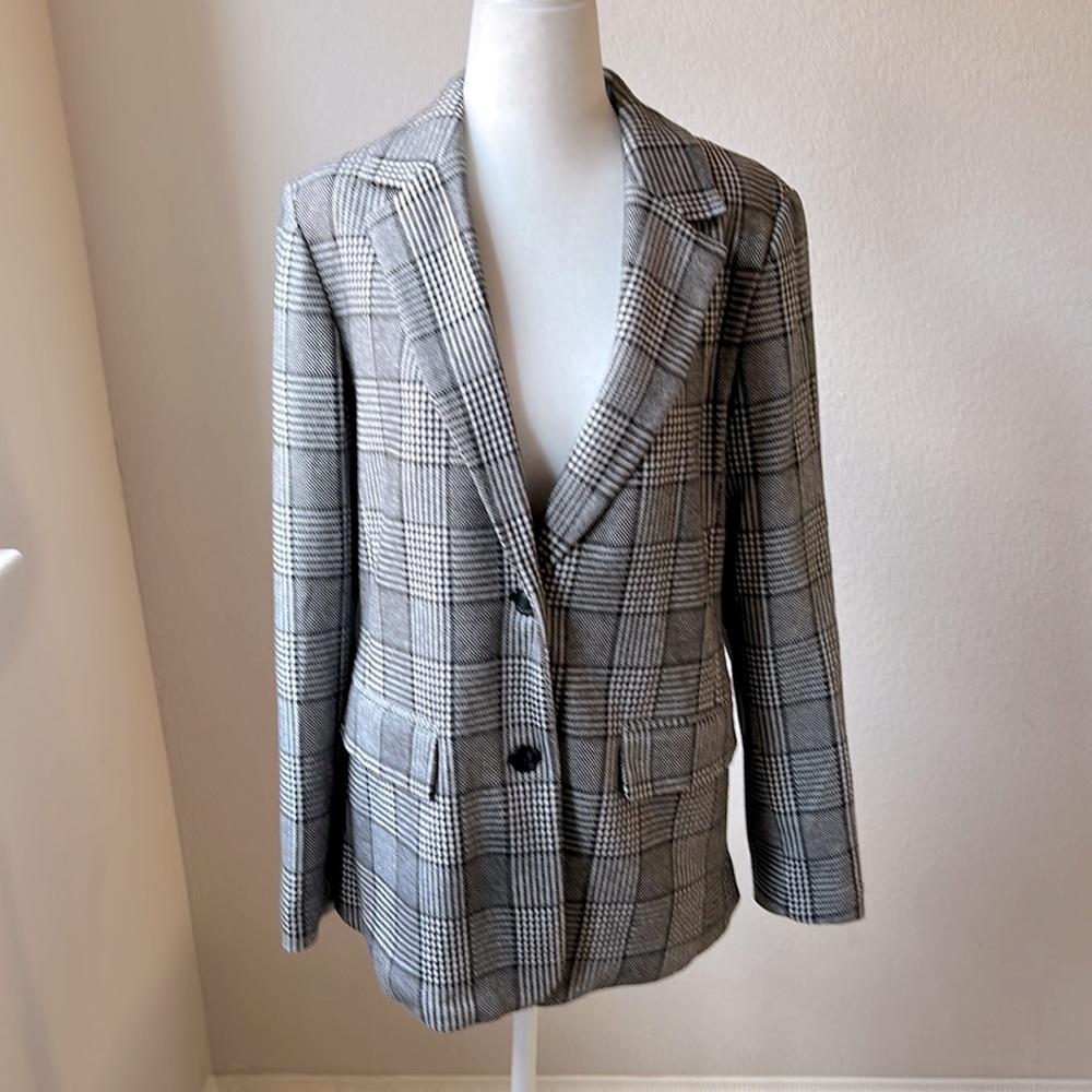 NWT Plaid Classic Style Blazer from GAP size 12P